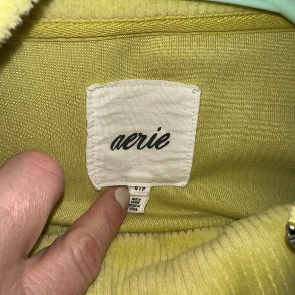 Aerie Lime Green Corduroy Set - Picture 2 of 3